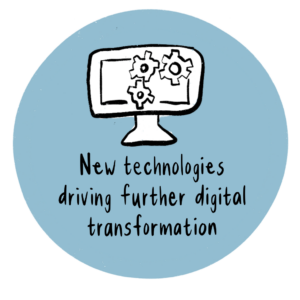 New technologies driving digital transformation
